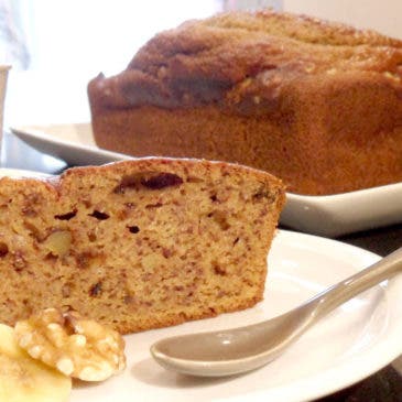 Pan de plátano estilo Starbucks