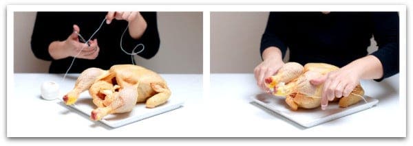 Cómo atar un pollo, paso a paso