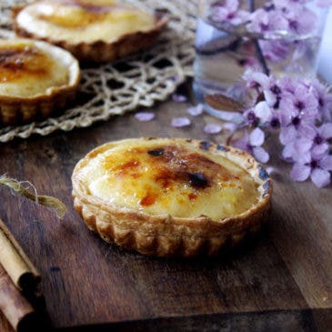 Tartaletas de crema catalana