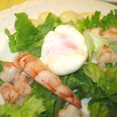 Huevo poché a la escandinava
