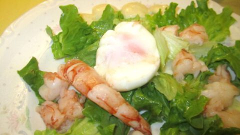 Huevo poché a la escandinava