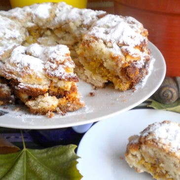 Corona de Otoño, con almendras