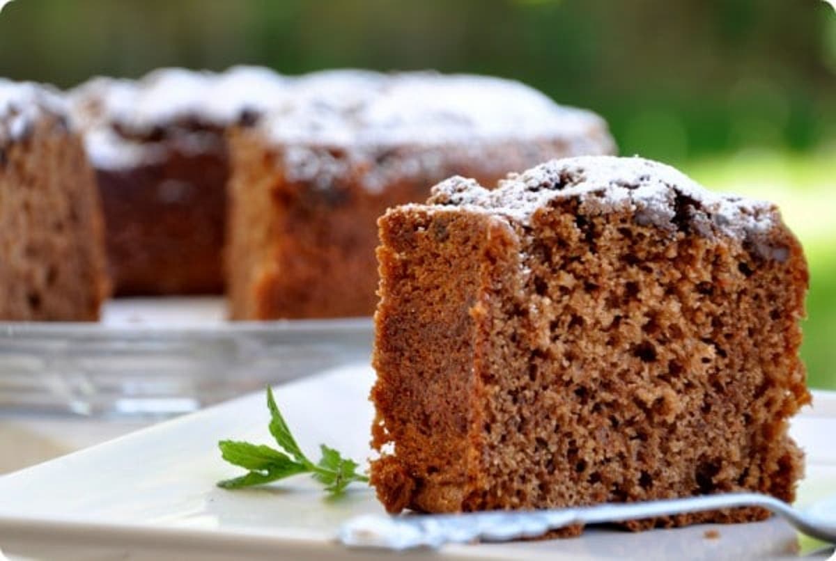 Bizcocho de chocolate "un, dos, con