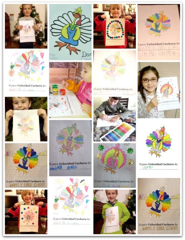 Los pavos coloreados de 2013