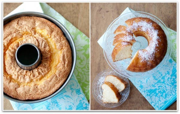 Bizcocho rápido de coco