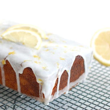 Cake de limón con glaseado