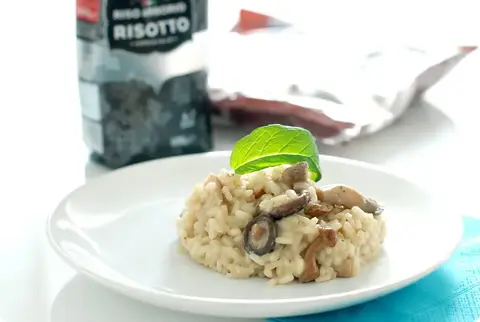 Risotto de boletus y setas variadas