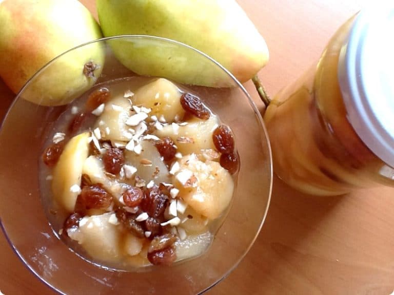 Compota de pera con canela y almendra | La Comunidad Velocidad Cuchara