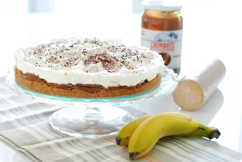 Banoffee, la tarta de dulce de leche y pl&aacute;tano