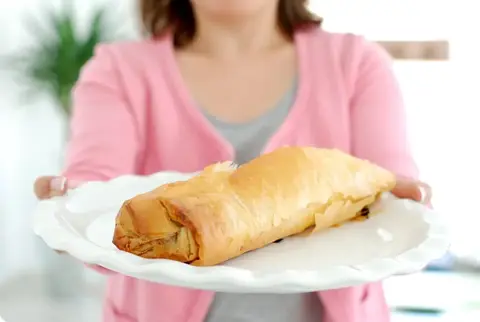 Strudel o Apfelstrudel de manzana