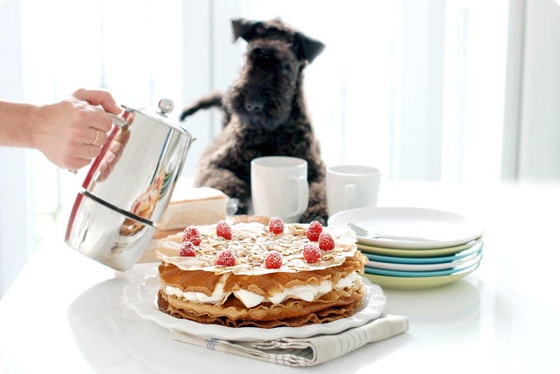 Tarta de dulce de leche