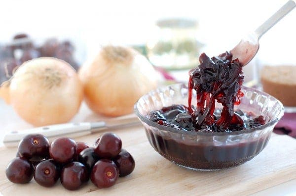 Chutney de cerezas
