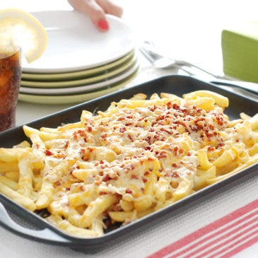 Patatas estilo Foster’s, bacon & cheese fries