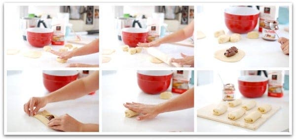 Bollycaos rellenos, paso a paso