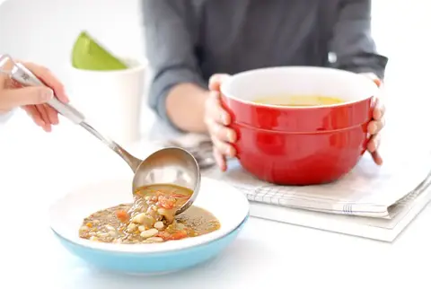 Guiso de lentejas y alubias con verduras