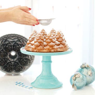 Bundt Cake arbolitos de Navidad