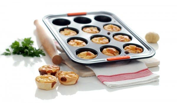 Ya tenemos nuestra masa quebrada horneada con unas mini quiches