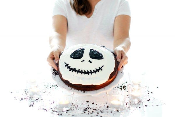 Tarta para Halloween: Jack Skeleton