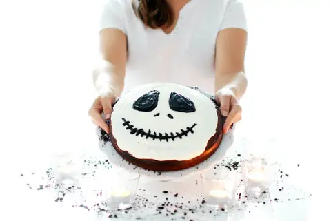 Tarta para Halloween: Jack Skeleton