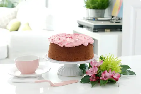 Chiffon cake de chocolate con buttercream en Thermomix &reg;