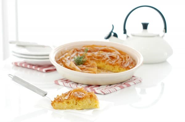 Ruffled milk pie, así queda el corte