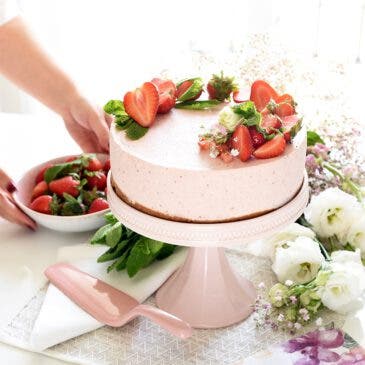 Tarta de fresas, deliciosa