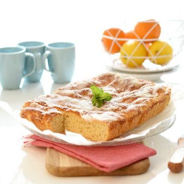 Pan nevado para el desayuno