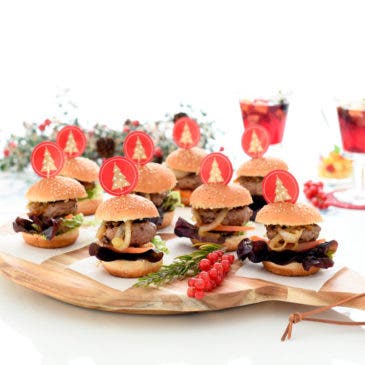 Hamburguesas mini para fiestas