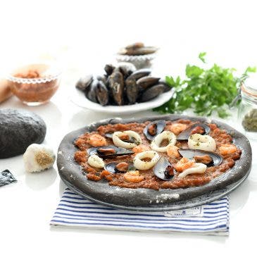 Pizza frutti di mare o marinera