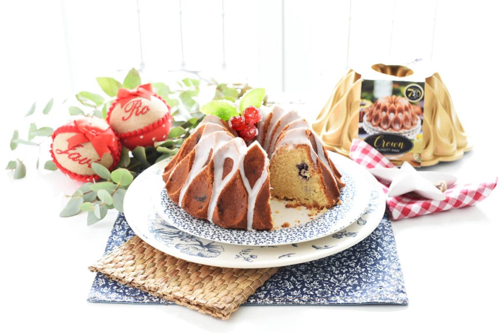 Bundt cake de arándanos