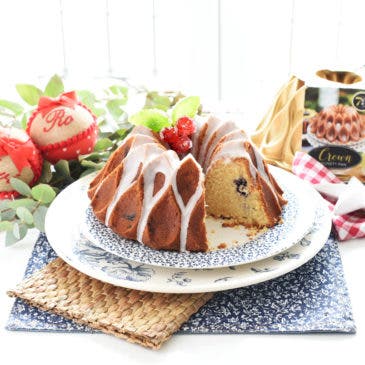 Bundt cake de arándanos