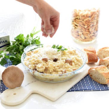 Risotto con setas