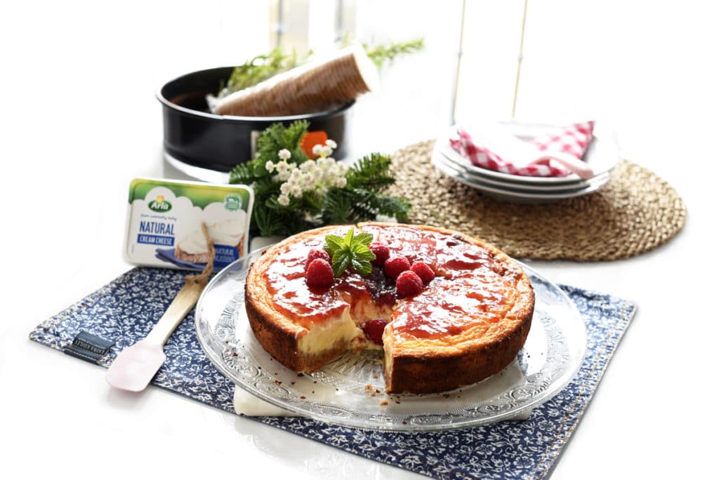 Tarta de queso cremosa, está tan buena que no querrás otra