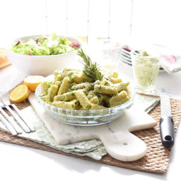 Pasta  con pesto de brócoli