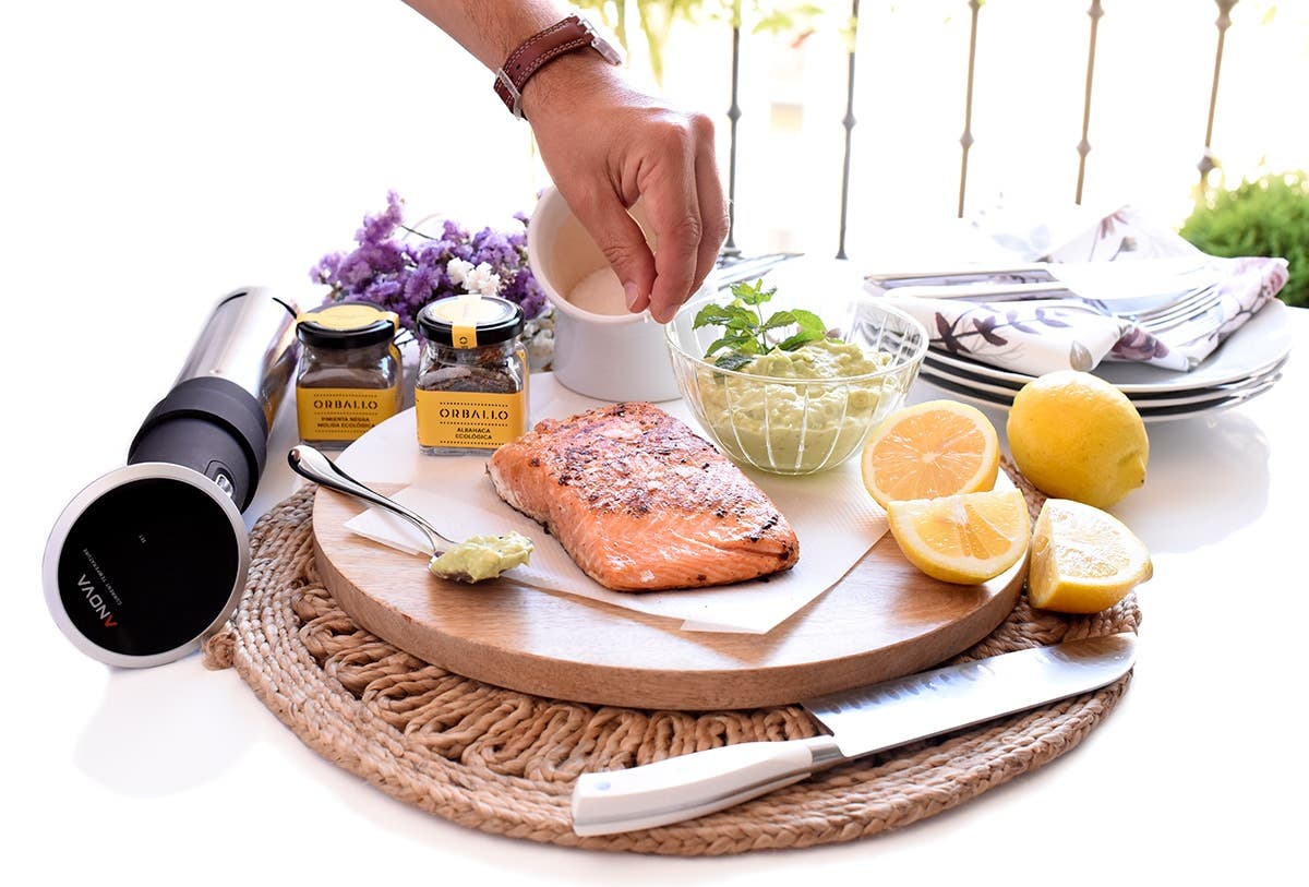 Salmón Sous Vide o al vacío