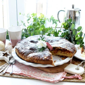 Galette des Rois o Pastel de Reyes con frangipane