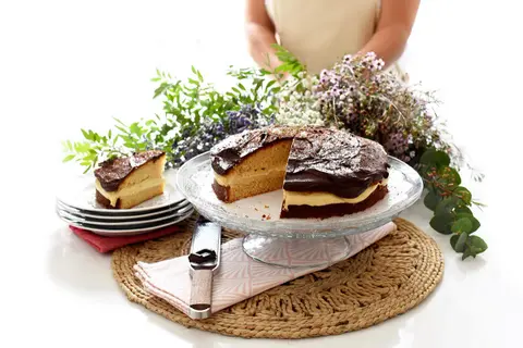 Boston cream pie, la receta con Thermomix&reg;