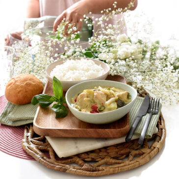 Pollo al curry al estilo Tailandés