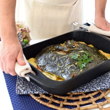 Rodaballo al horno con patatas