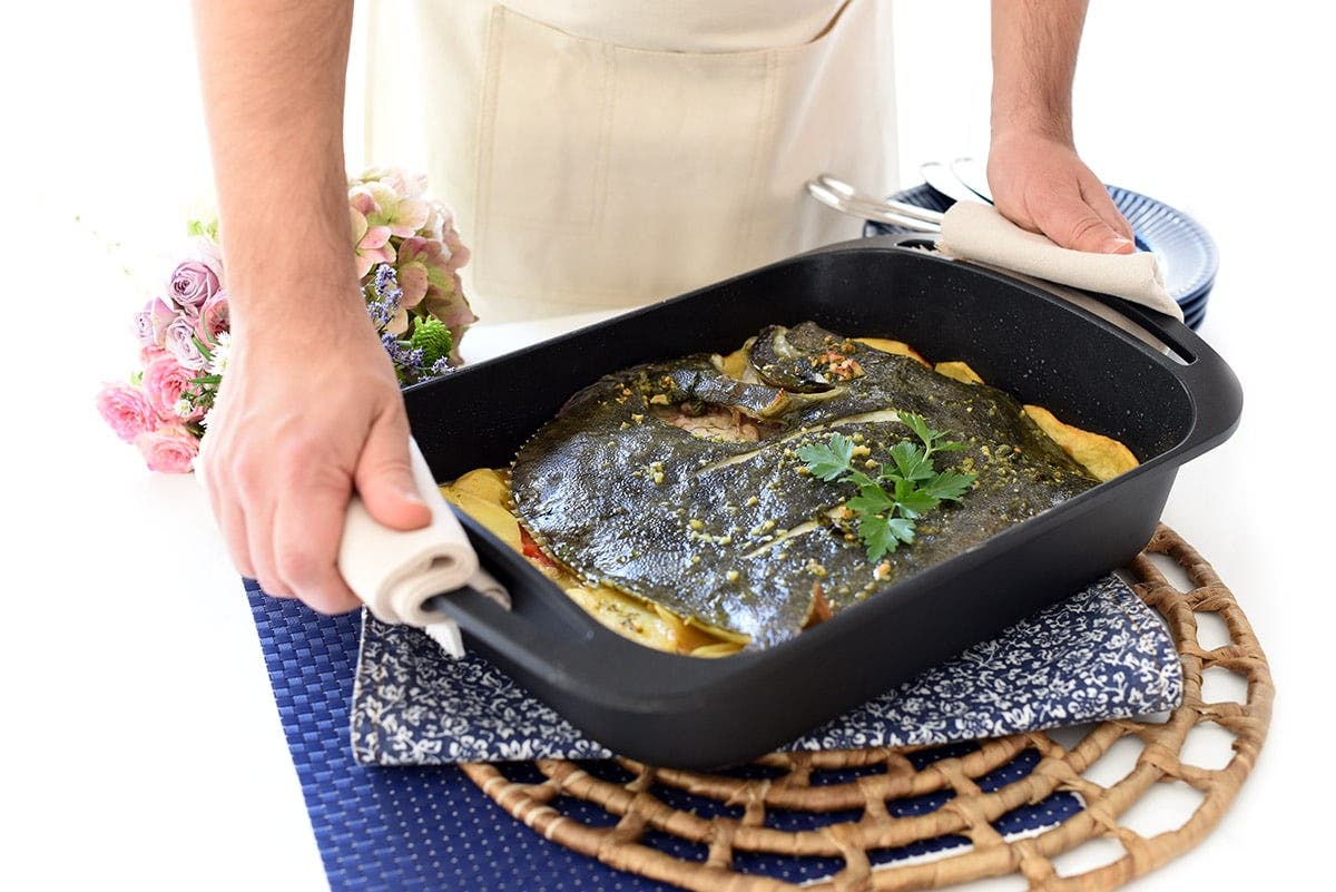 Rodaballo al horno