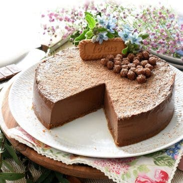 Tarta rápida de chocolate para papá