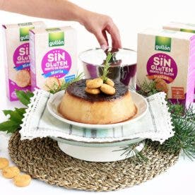 Pudin de galletas Gullón, “sin gluten” y “sin lactosa”